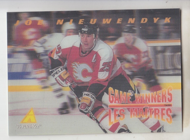 95-96 Pinnacle 3D  Joe niuwendyck.