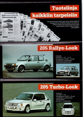 Peugeot Gutmann korisarjaesite, 1988