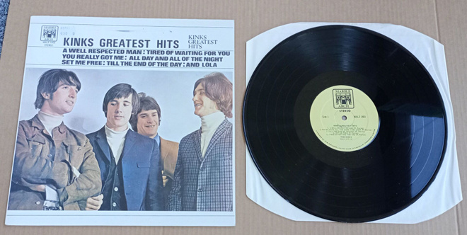 KINKS GREATEST HITS  LP MALS 1403 MARBLE ARCH