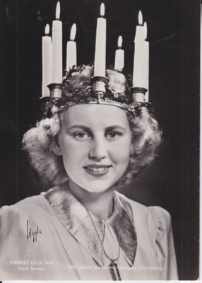 Sveriges Lucia 1949 Gerd Larsson   .  e108