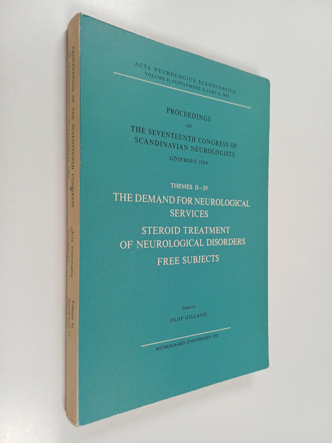Olof Gilland : Proceedings of the Seventeenth Congress of...