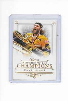 2015-16 Litvinov Champions #17 Kamil Piros ex- Ässät