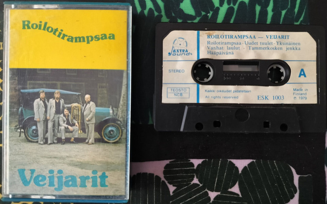 VEIJARIT-ROILOTIRAMPSAA-Kasetti, ESK 1003,v.1973,EXTRA SOUND