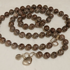 Hopea sydän Lumihiutaleobsidiaani Brown Snowflake Obsidian - pikkukuva 5