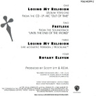REM:LOSING MY RELIGION CD EP - pikkukuva 2