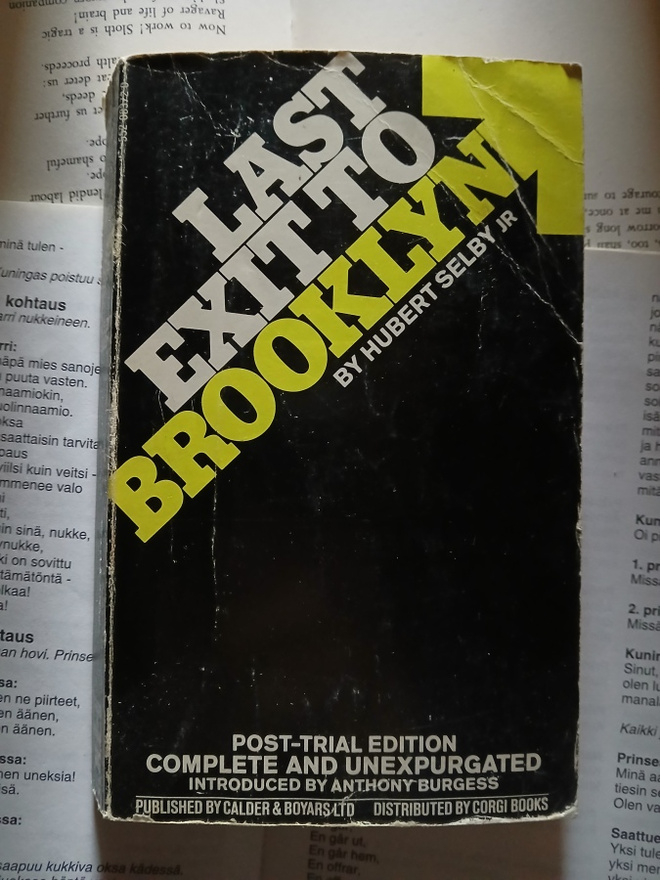 Hubert Selby - Last Exit to Brooklyn (paperback)