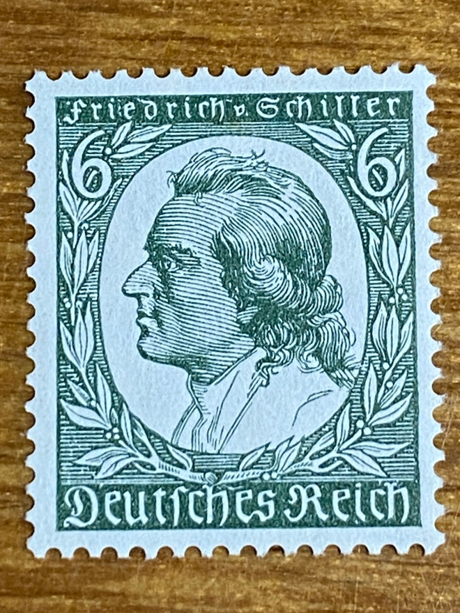SAKSA REICH 1934 FRIEDRICH VON SCHILLER 175 VUOTTA**