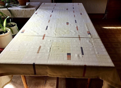 Geometrinen pöytäliina 200*130 cm
