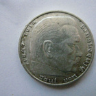 Natsi-Saksa 2 reichsmark 1939 E Hindenburg hopeaa - pikkukuva 2