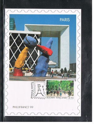Näyttelykortti - Paris -99