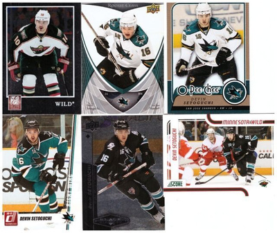 6 x DEVIN SETOGUCHI Sharks, Wild