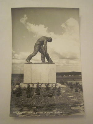 VANHA Postikortti Rovaniemi 1950-l Alkup.Mallikappale