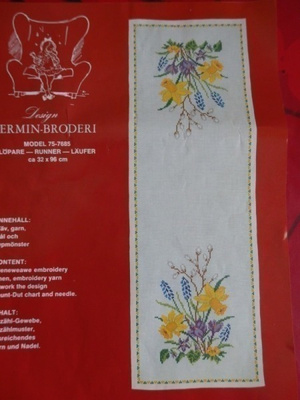 Ristipistomalli Narsisseja, pajunkissoja, kevätkukkia Permin
