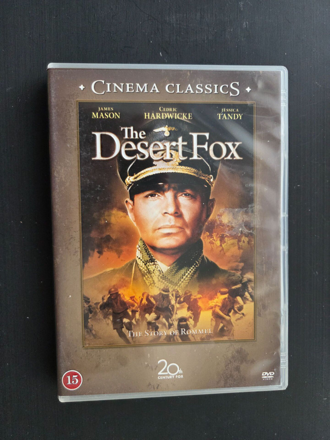 THE DESERT FOX . DVD . ROMMEL . ERÄMAAN KETTU