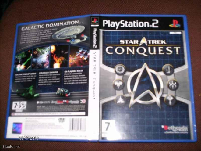 PS 2 -peli: STAR TREK Conquest (Sis.pk:t)