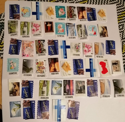 Ohileimattuja ikimerkkejä 50 kpl pestyjä