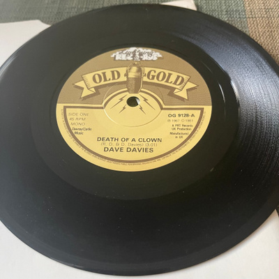 DAVE DAVIES: Death of The Clown * Susannah…* UK 1981