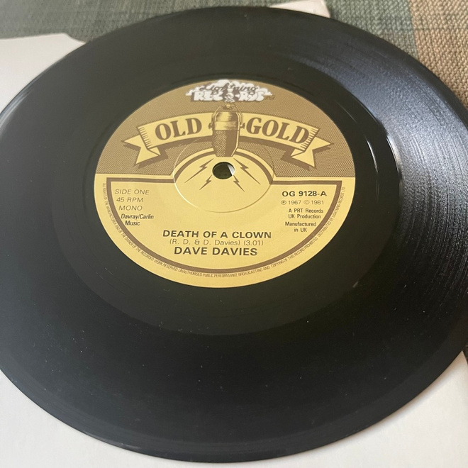 DAVE DAVIES: Death of The Clown * Susannah…* UK 1981