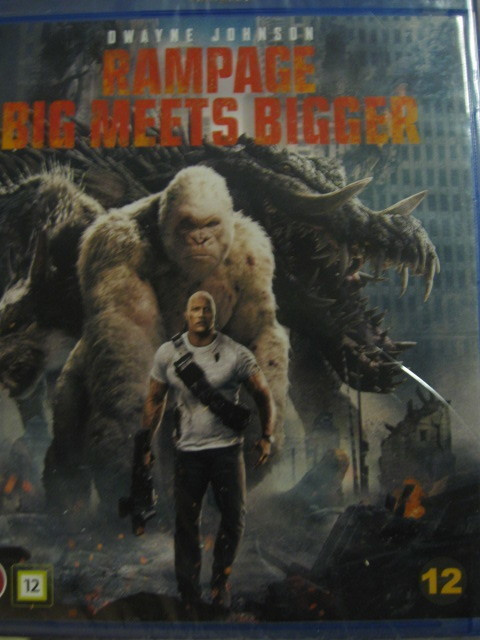RAMPAGE BIG MEETS BIGGER BLU-RAY UUSI
