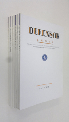 Defensor legis vuosikerta 2012 (n:o 1-6) : Suomen asianaj...