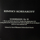 Rimsky-Korsakof : Scheherazade , Op. 35 CD - pikkukuva 2