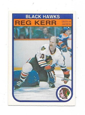 1982-83 OPC #67 Reg Kerr , Chicago Blackhawks