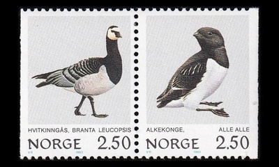 Norja 883-4 ** Lintuja (1983)