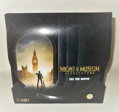 NIGHT AT THE MUSEUM: SECURITY T-PAITA  (UUSI)