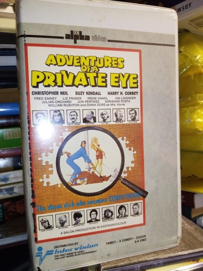 VHS :  ADVENTURES OF A PRIVATE EYE ( SIS POSTIKULU)