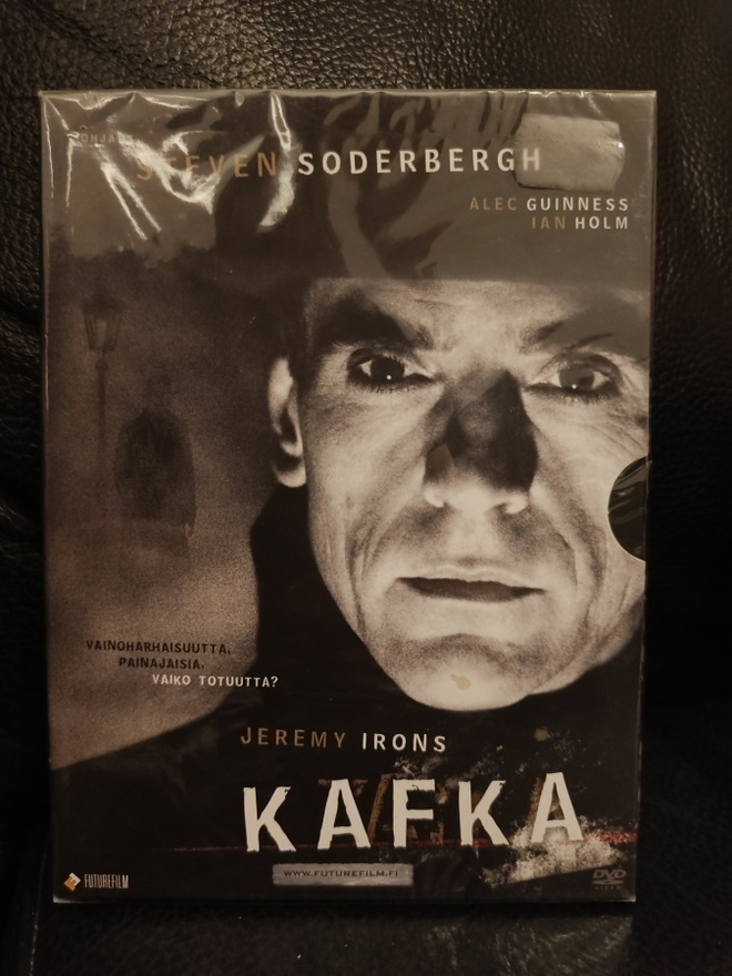 Kafka (1991) DVD Suomijulkaisu Ohjaus Steven Soderbergh