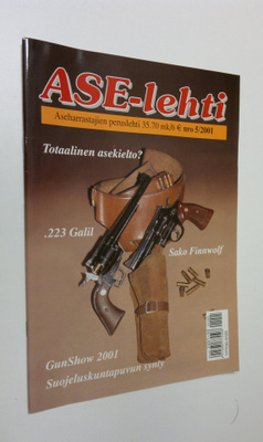 Ase-lehti n:o 5/2001 : Suomen asehistoriallinen seura ry:...