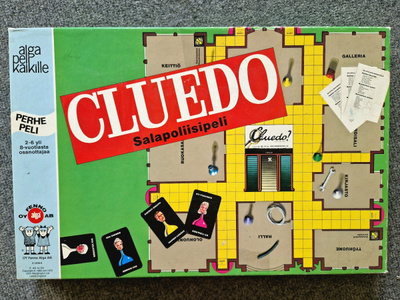 Cluedo klassikkopeli Alga .1970 Luvulta