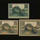 Itävalta Notgeld 10, 20, 50 Heller, Windegg 1920 - pikkukuva 1