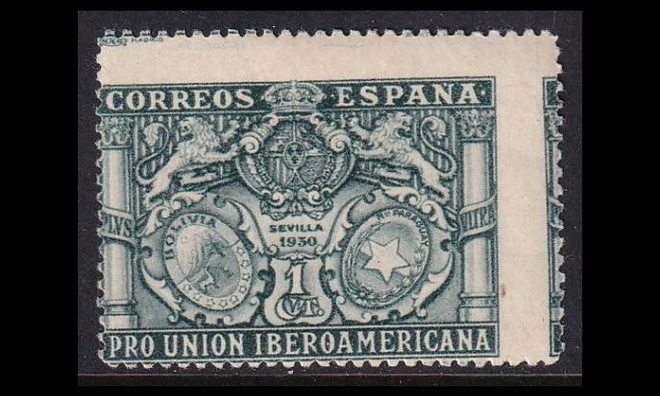 Espanja 537 ** Iberoamerikka 1 C siirtymä (1930)