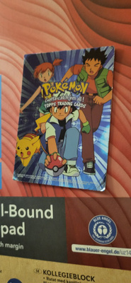 Checklist [Foil] Pokemon 1999 Topps Movie card