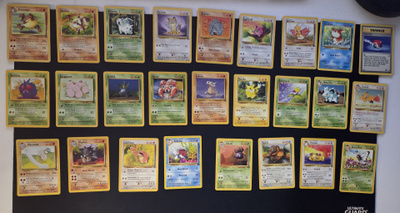 Pokemon Jungle Uncommon + Common kortit 26 kpl