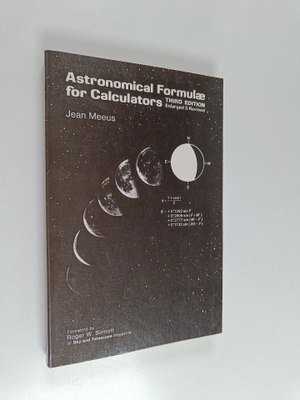 Jean Meeus : Astronomical Formulae for Calculators