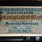 Germany Saksa 20000 Mark Bavaria 1923 VF- - pikkukuva 1