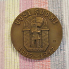Uusi Suomi mitali 1847-1947 /Gerda Qvist - pikkukuva 2