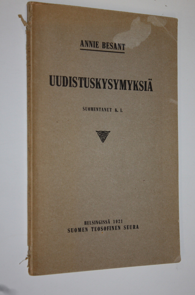 Annie Besant : Uudistuskysymyksiä