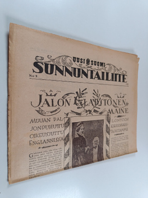 Uusi Suomi sunnuntailiite 9/1927