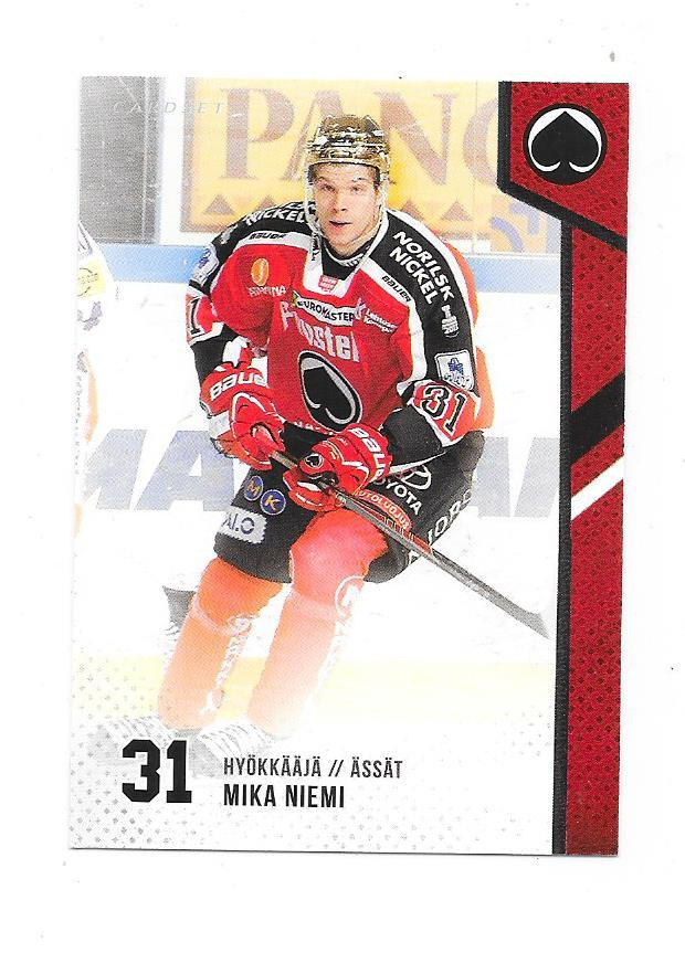 2014-15 CardSet #166 Mika Niemi  Ässät