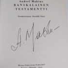 Andrei Makine : Ranskalainen testamentti (signeerattu) - pikkukuva 3