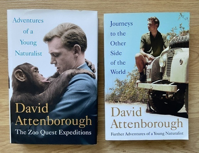 Kaksi David Attenborough kirjaa