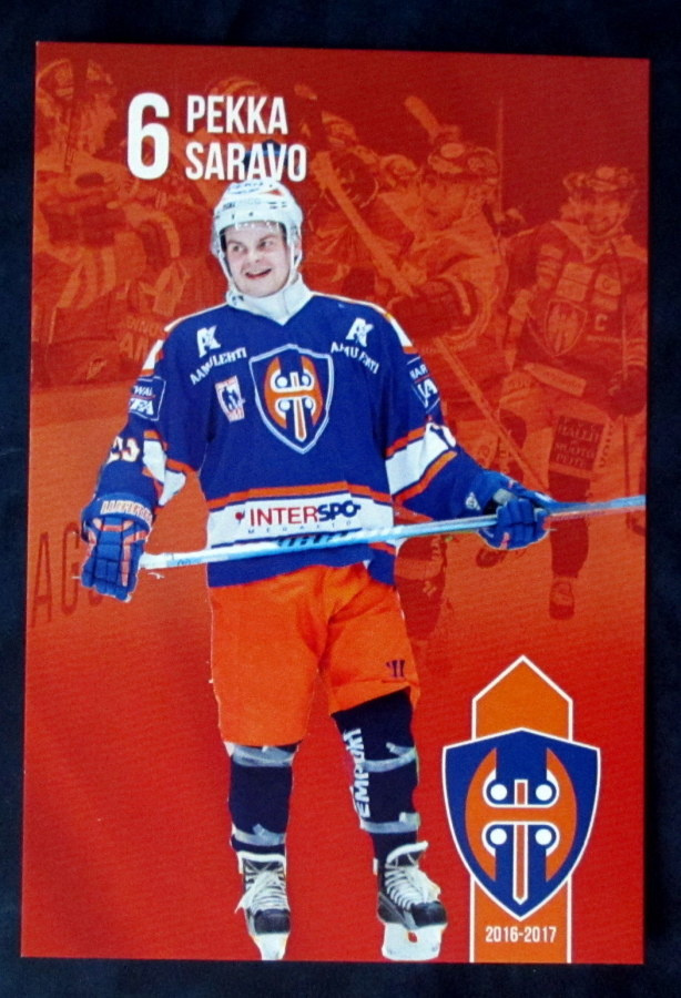 Pekka Saravo ? Virhe? Tappara teamset kortti