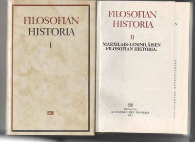 Filosofian historia 1-2, Julk.: Moskova Progress 1982, skp
