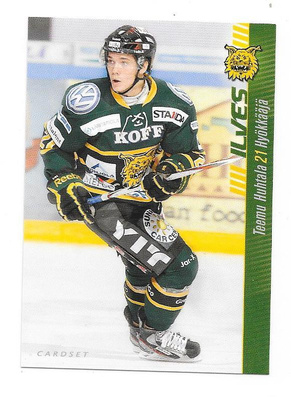 2012-13 CardSet #212 Teemu Huhtala Ilves