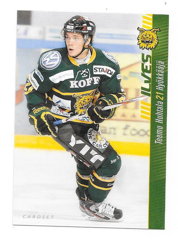 2012-13 CardSet #212 Teemu Huhtala  Ilves