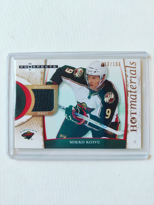 Mikko Koivu - 07-08 Fleer Hot Prospects Hot Materials /100