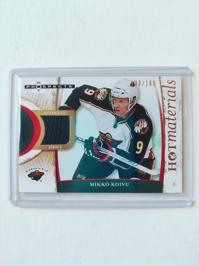 Mikko Koivu - 07-08 Fleer Hot Prospects Hot Materials /100